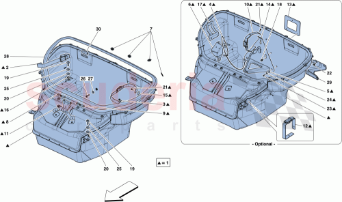 Part Diagram for Ferrari 81516000
