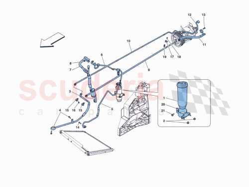 Part Diagram for Ferrari 83349300