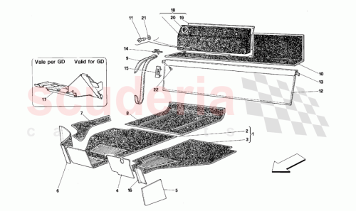 Part Diagram for Ferrari 634008