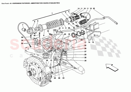 Part Diagram for Ferrari 16044124