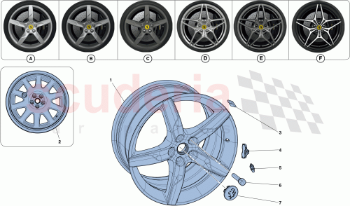 Part Diagram for Ferrari 303333