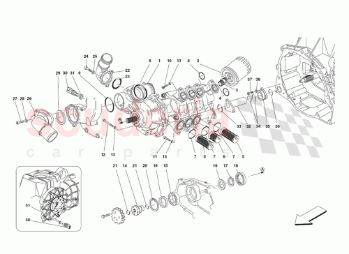 Part Diagram for Ferrari 180137