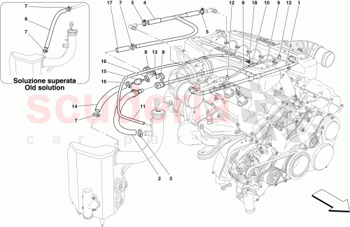 Part Diagram for Ferrari 225404