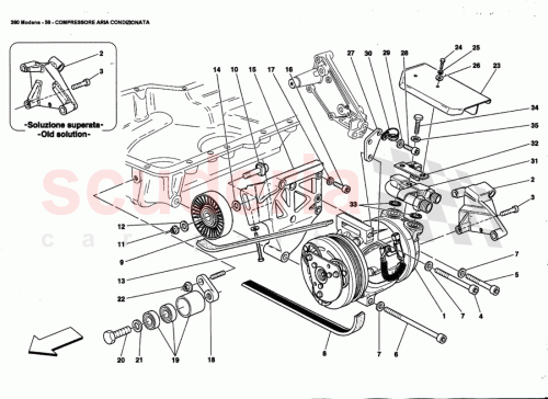 Part Diagram for Ferrari 172527