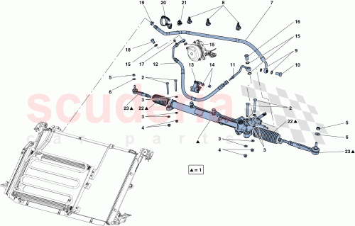 Part Diagram for Ferrari 304205