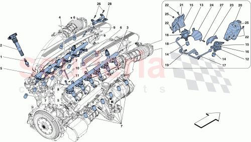 Part Diagram for Ferrari 292891
