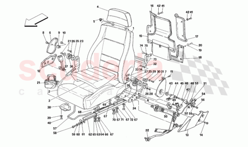 Part Diagram for Ferrari 642159
