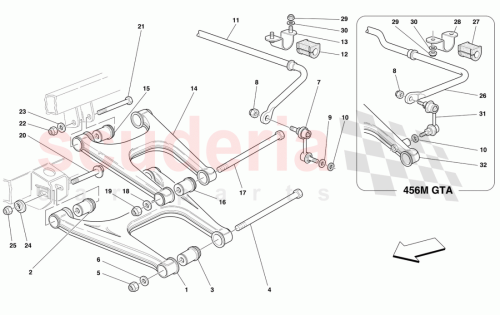 Part Diagram for Ferrari 175505