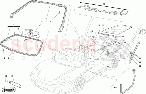 Part Diagram for Ferrari 65791300