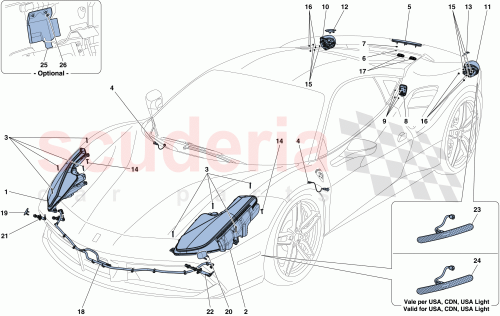 Part Diagram for Ferrari 301309