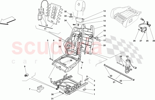 Part Diagram for Ferrari 66328500