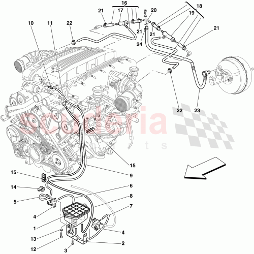 Part Diagram for Ferrari 205949