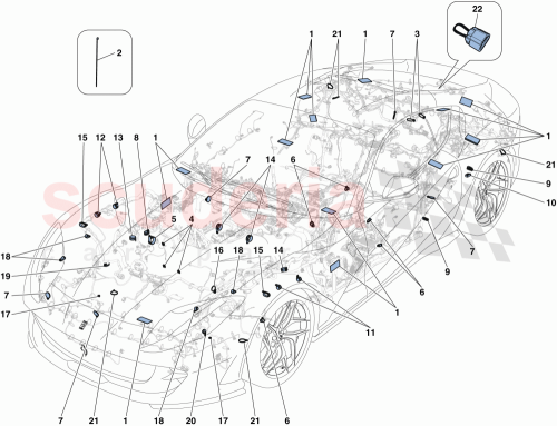 Part Diagram for Ferrari 254682