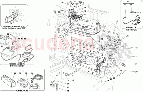 Part Diagram for Ferrari 205689