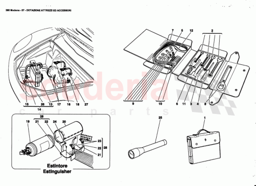 Part Diagram for Ferrari 182710