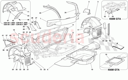 Part Diagram for Ferrari 64337600
