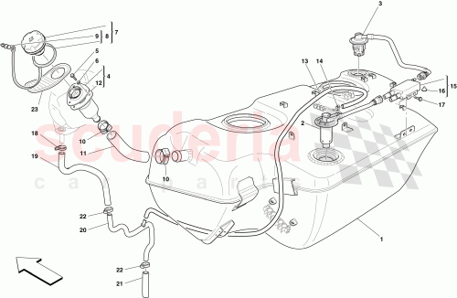 Part Diagram for Ferrari 204320