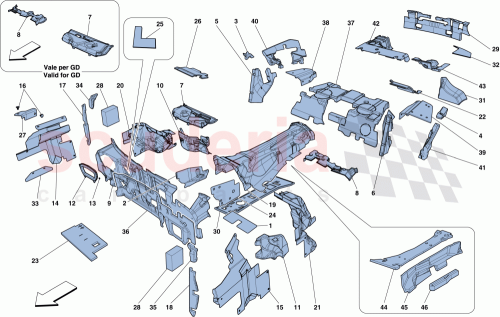 Part Diagram for Ferrari 296823