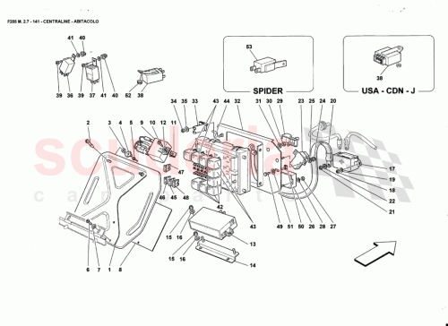 Part Diagram for Ferrari 157507