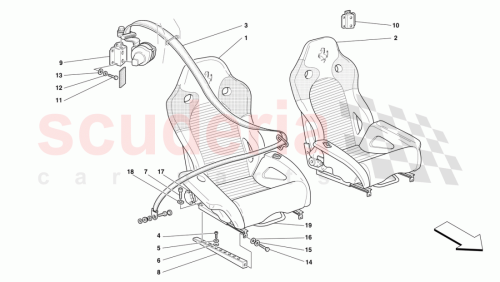 Part Diagram for Ferrari 65096300
