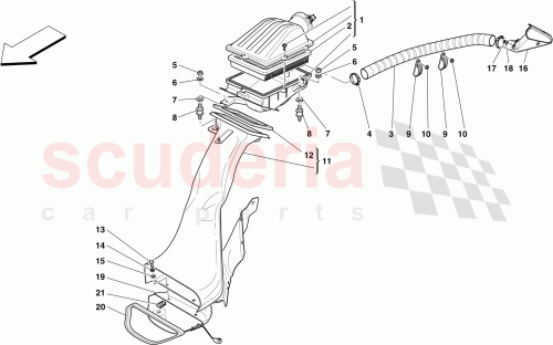 Part Diagram for Ferrari 69014400