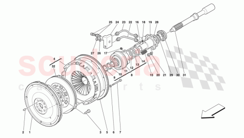Part Diagram for Ferrari 155318