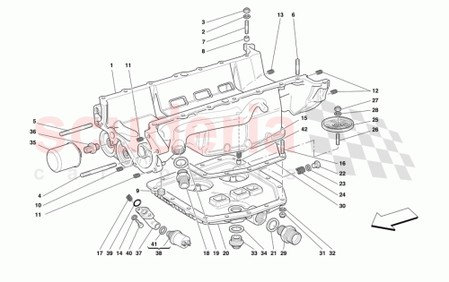 Part Diagram for Ferrari 157960