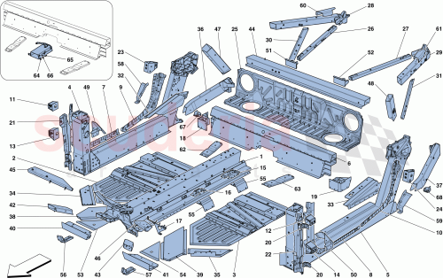Part Diagram for Ferrari 86674711
