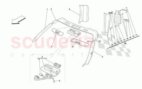 Part Diagram for Ferrari 657818
