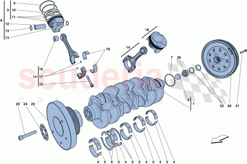 Part Diagram for Ferrari 297700