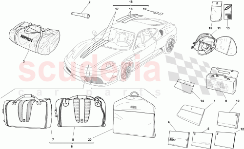 Part Diagram for Ferrari 81980400