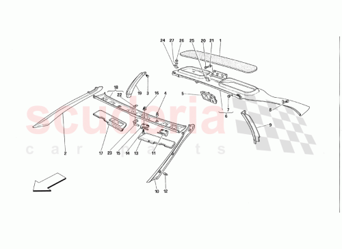 Part Diagram for Ferrari 63312600