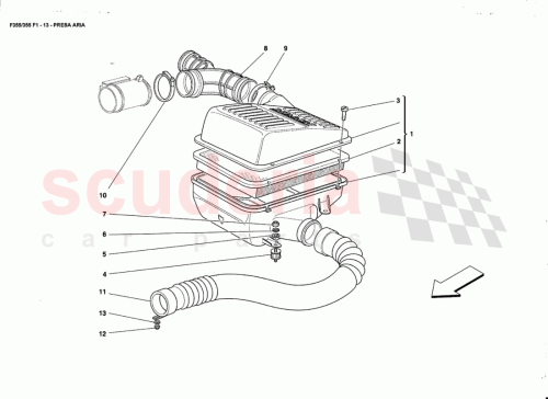 Part Diagram for Ferrari 164276