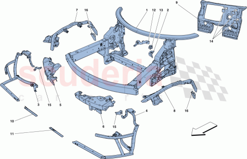 Part Diagram for Ferrari 84629400
