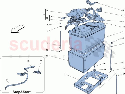 Part Diagram for Ferrari 294976