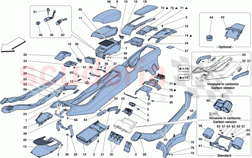 Part Diagram for Ferrari 83345300