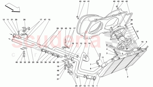 Part Diagram for Ferrari 154845