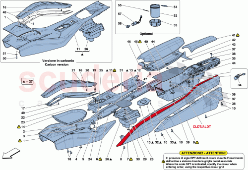 Part Diagram for Ferrari 89222600