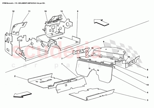 Part Diagram for Ferrari 66081800