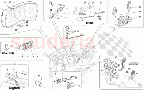 Part Diagram for Ferrari 245052