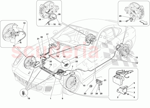 Part Diagram for Ferrari 227309