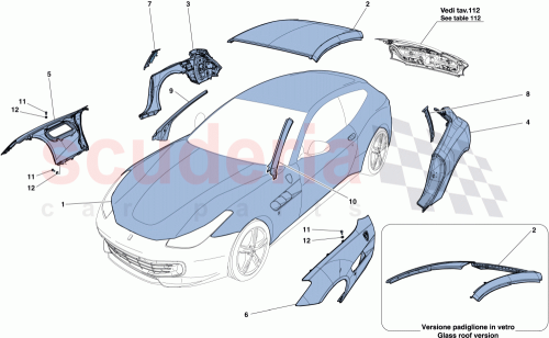 Part Diagram for Ferrari 86502511