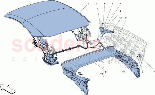 Part Diagram for Ferrari 81909400