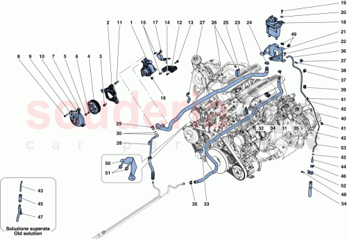 Part Diagram for Ferrari 312300