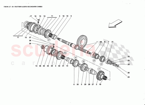 Part Diagram for Ferrari 70000846