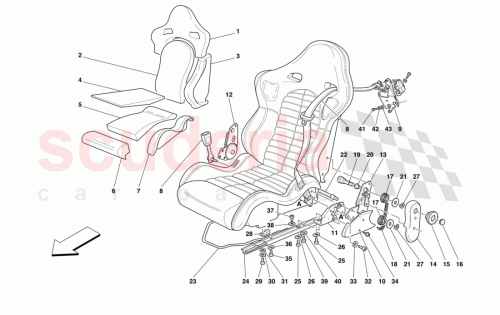 Part Diagram for Ferrari 64331300