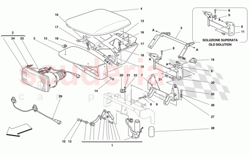 Part Diagram for Ferrari 173965