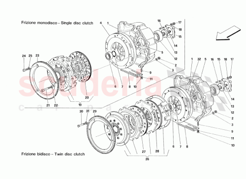 Part Diagram for Ferrari 136957