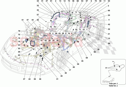 Part Diagram for Ferrari 69850100
