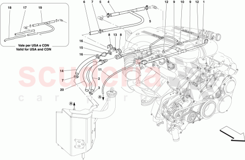 Part Diagram for Ferrari 268005